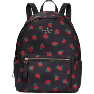Kate Spade Chelsea Rose Toss Printed Large Backpack NWT style KE436